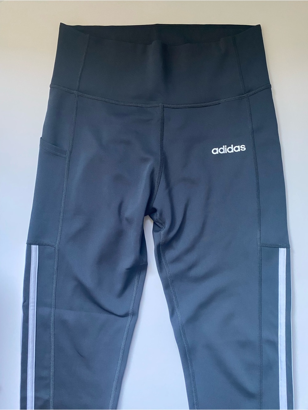 Grey Adidas Leggings with Pockets